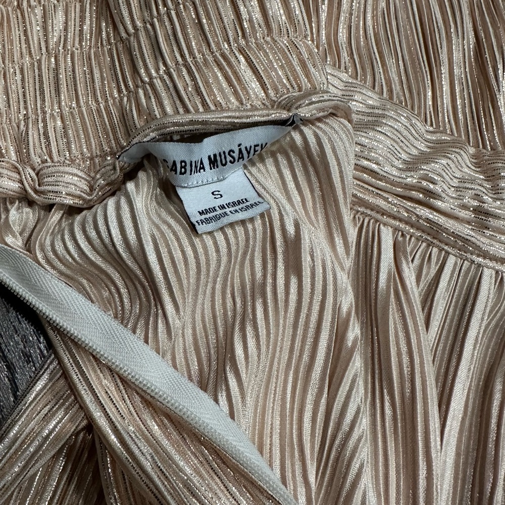 NWOT Sabina Musayev Donna Dress Pearl Blush Size Small - Picture 12 of 15